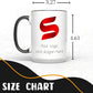 Personalized Coffee Mug 15 Oz, Custom Picture Text or Logo Ceramic Mug, Customized Gift for Men & Women, Taza Personalizada with Photo and Words, Customizable Large Tea Cup | White - Black