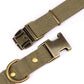 PET ARTIST Dog Collars for Small Dogs, Soft Padded Premium Nylon Dog Collar with Quick Release Metal Buckle, Durable & Adjustable Pet Collars for Boy Gifts, Green, S (Fit 10-16")