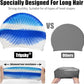 Tripsky Silicone Swim Cap,Comfortable Bathing Cap Ideal for Curly Short Medium Long Hair, Swimming Cap for Women and Men, Shower Caps Keep Hairstyle Unchanged…