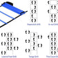 Speed & Agility Ladder Training Equipment Set, Includes 12 Rung 20ft Agility Ladder, 4 Agility Hurdles,12 Disc Cones, 1 Resistance Parachute for Training Football Soccer Basketball Athletes