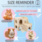 Tiny Hamster Maze Wood House Fun Slide House Double-Decker Hut for Dwarf Gerbil Mouse Mice Rat Small Animals(Only for Small Hamster)