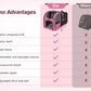 Pecute Cat Backpack Carrier, Expandable Cat Carrier Backpack with Breathable Mesh, Pet Carrier Backpack for Cats Small Dogs Puppies, Dog Backpack Carrier Great for Travel Hiking Camping Outdoor