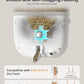 Hanging Automatic Rabbit Feeder with 1080P Camera, 62oz Storage, Multiple Pet Cage Compatibility, Customized Feeding Schedule- Perfect for Ferrets, Cats, Guinea Pigs, Chinchilla and Hedgehog