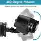 AQQA Wave Maker Pump, 2100GPH Aquarium Circulation Pump 360 Degree Rotatable Submersible Powerhead Pump with Magnet Suction Base for Marine and Freshwater Aquariums (15W)