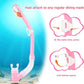 Dry Snorkel for Kids, Ultimate Snorkel Tube for Snorkeling, Freediving & Swimming, Easy-Breath Technology, Top-Mounted Dry Valve & Food-Grade Silicone Mouthpiece