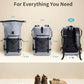 ECOHUB Waterproof Backpack for Women Men, 30L Roll-Top Closure Heavy Duty Dry Bag for Travel with IPX8 Waterproof Phone Case
