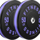 2 Inch Bumper Plates，10-500lbs，Barbell Rubber Olympic Weight Plates Set for Home Gym, Strength Training & Weight Lifting, Multiple Options Colors