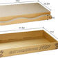 Cat Scratch Pad Cardboard Scratcher Box,2PCS in 1 Scratching Board for Indoor Cats,Reversible Durable,with Catnip