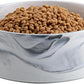 Dog Bowl Ceramic for Medium Large Breed, Heavy Weighted Dog Food Water Feeder Dish,8 in Non - Slip Modern Cute Extra Big Porcelain Pet Bowl Maze Marble Grey