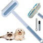 4 in 1 Pet Hair Removal Tool, Multifunctional Pet Hair Remover, Cat and Dog Hair Remover Brush Reusable with 23in Long Handle for Furniture, Couch, Carpet, Clothes