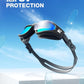 ZIONOR G1 Lite Swim Goggles with Swim Cap Comfortable Anti-fog Swimming Goggles Cap Set for Adult Men Women