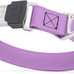 Dogline Biothane Waterproof Dog Collar with Herm Sprenger Black Stainless Steel Quick Release Buckle – Heavy Duty Tactical Durable Collar for Dogs – Comfortable, Safe Pet Collar W 1" L 15-25" Amethyst