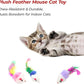 3-Pack Interactive Cat Toys Ball - 2025 New Gen with Smart Obstacle Avoidance & Auto Wake-Up,Includes 4 Speedy Tail 2.0 Ropes,Cat Spiral Spring 12Pcs, Ideal Kitten Toys for Bored Indoor Cats