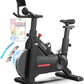 YESOUL Indoor Exercise Bike for Home, Stationary Bike with Silent Magnetic Resistance, 300lbs Capacity, Stable Triangle Frame, Adjustable Resistance & Smart App with Scenic Rides and Live Classes