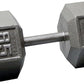 Body-Solid Cast Iron Hexagon Dumbbell, Hand Weights For Men and Women, Weight Dumbbells for Strength Training, Body Building Home Gym Training Gear