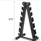 RitFit 5-650 LBS PVC Encased Hex Dumbbell Sets with Optional Rack for Home Gym, Hand weight with Chrome Handle for Strength Training, Workouts