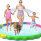 VISTOP Non-Slip Splash Pad for Kids, Thicken Sprinkler Pool Summer Outdoor Water Toys - Fun Backyard Fountain Play Mat for Baby Girls Boys Children or Pet Dog (77 inch, Red&Yellow&Green&Blue)