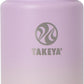 Takeya Actives Water Bottle with Spout Lid - Bottle with Double Stainless Steel Insulation - Dishwasher Safe & BPA-Free - Bottle with Spout Lid & Removable Bumper - 24 oz, Ombre Golden Hour