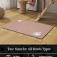 Pet Feeding Mat-Absorbent Dog Mat for Food and Water Bowl-No Stains Quick Dry Water Dispenser Mat-Dog Accessories Pet Supplies-Bowl for Messy Drinkers（Dusty Pink,23"x34"