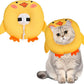 BINGPET Cat Cone Collar Soft,Waterproof Cat Recovery Collar to Stop Licking,Cute Donut Elizabethan e Collar for Cats Kittens Puppies Wound Healing After Surgery(Duck,Small)