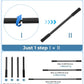 Yoga Stick, 5ft Exercise Stick for Mobility, Stretching Stick with Non-Slip Ends, Exercise Dowel for Pilates, Balance Pole and Stretch Bar for Stretching Equipment