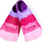 Kids Swim Fins,Short Kids Fins Youth Swimming Flippers for Lap Swimming Training for Children Girls Boys Beginners
