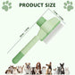 Self-Cleaning Cat & Dog Comb – 2-in-1 Pet Hair Removal with Stainless Steel Teeth, Easy Release Button, for Shedding, Detangling & Grooming