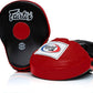 Fairtex FMV9 Contoured Focus Mitts |Striking Accuracy & Protection for Boxing, Muay Thai, Kickboxing |Ergonomic Design, Soft Padding, Secure Fit Leather