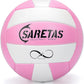 Beach/Water/Sand Volleyballs, Outdoor/Indoor Official Size, Soft Touch Volleyball for Beginners, Cute Volley Ball for Girls/Kids/Youth, Ideal Gifts with Pump for Backyard, Pool, Middle School