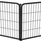 FXW Homeplus Unleashed Indoor Dog Playpen - Stress-Free and Safe Play, Heavy Duty 24 Inch 2 Wire Panels Dog Pen for Puppy and Small Dogs, Black│Patented
