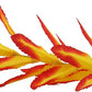 Silk Aquarium Plants for Betta Fish Tank, 2 Pcs 7.8 Inch Small Silk Aquarium Plant Aquatic Water Grass Decoration (Yellow-Red, 8 Inch)