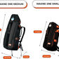 The Maxine One Medium Dog Carrier by Little Chonk | Dog Backpack Carrier for Medium Sized Breeds | Adjustable Front Facing Pet Carrier for Travel | Dog Hiking Backpack - Bark After Dark Black