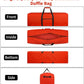 48 Inch Travel Duffle Bag Extra Large Sport Equipment Duffel Bags with 2-way Lockable Zippers Orange