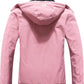 MOERDENG Women's Waterproof Ski Jacket Warm Winter Coat Outdoor Windbreaker Hiking Snowboarding Jacket
