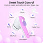 TAGRY 2 Sets X08 Forest Green and Sunset Pink Bluetooth Headphones True Wireless Earbuds 60H Playback Ear Buds with Wireless Charging Case in-Ear Earbuds with Mic