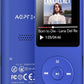 AGPTEK A02 MP3 Player with Bluetooth 5.3, 1.8 inch Screen Portable Music Player with Speaker, FM Radio, Voice Recorder, Supports Expanded Up to 128GB(Blue, 32GB)