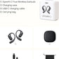 SHOKZ New OpenFit 2 Open-Ear Headphones, True Wireless Bluetooth Earphones with Microphone, Earhook Earbuds with 48 Hours of Playtime, Fast Charging, IP55 Water-Resistant, with Carrying Bag, Black