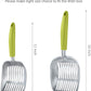 WePet Cat Litter Scoop, Aluminum Alloy Sifter, Kitty Metal Scooper, Deep Shovel, Long Handle, Poop Sifting, Kitten Pooper Lifter, Durable, Heavy Duty, for Litter Box