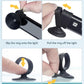 Pawfly 6 Pcs Fish Tank Tube Light Suction Cups Aquarium Suction Cups for 1" to 1.5" Wide Aquarium Tube Light Holders Suckers with 1 Inch Elastic Rubber Ring (Not for Airline Tubing)