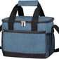iknoe Large Foldable Cooler Bag, 8.5L Insulated Lunch Bag, Leakproof Lunch Cooler Tote with Multi-Bag Design Suitable for Beach, Picnic and Office Use, Blue 15-Can