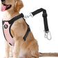 Dog Seat Belt, Safety Vest Dog Car Harness with Adjustable Buckle Dog Seat Belt for Vehicle Nylon Pet Safety Seat Belts Heavy Duty(L, Pink)