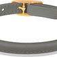 OOPSDOGGY Rolled Leather Cat Collar with Bell - Reflective Kitten Collar with Safety Elastic Strap - Adjustable Small Pet Collars for Boy Girl Cats (Graphite)
