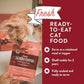 Human-Grade Mixed Variety Pack Wet Cat Food Pouch Boots' Salmon N' Pumpkin - Moist, Soft Cat Food Mixer, Topper, and Rotational Meal by Portland Pet Food Company -12 Pack