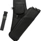 3-Tubes Hip Quiver Waist Hanged Archery Arrow Carry Bag with Pockets Adjustable Belt for Hunting, Target Practice, and Outdoor Shooting, Fits Both Youth and Adults