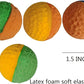 YnFag 24 Pack Foam Soccer Balls Cat Toys for Indoor Cats Cat Balls (24Pcs Two-Color Golf)