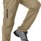 Toomett Men's hiking Snow Pants Skiing Winter Insulated Fleece lined Outdoor Water Repellent camping,walking,fishing