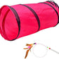 iCAGY Cat Tunnel for Indoor Cats, Pet Cat Kitten Rabbit Play Toys Tube Tunnel Interactive Crinkle Pop Up 20"