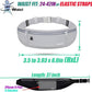 USHAKE Slim Running Belt, Workout Fanny Pack for Men Women,Exercise Waist Pack for Apple iPhone Holder, Runner Belt for Running Walking Cycling Camping Gym Light Grey