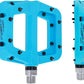 FOOKER MTB Pedals Mountain Bike Pedals 3 Bearing Non-Slip Lightweight Nylon Fiber Bicycle Platform Pedals for BMX MTB 9/16"