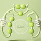 9 Wheels Muscle Roller, Leg Massager Muscle Relaxation Stretching Roller Foam Roller Deep Tissue Massager for Thigh Arms Leg Waist(Green)